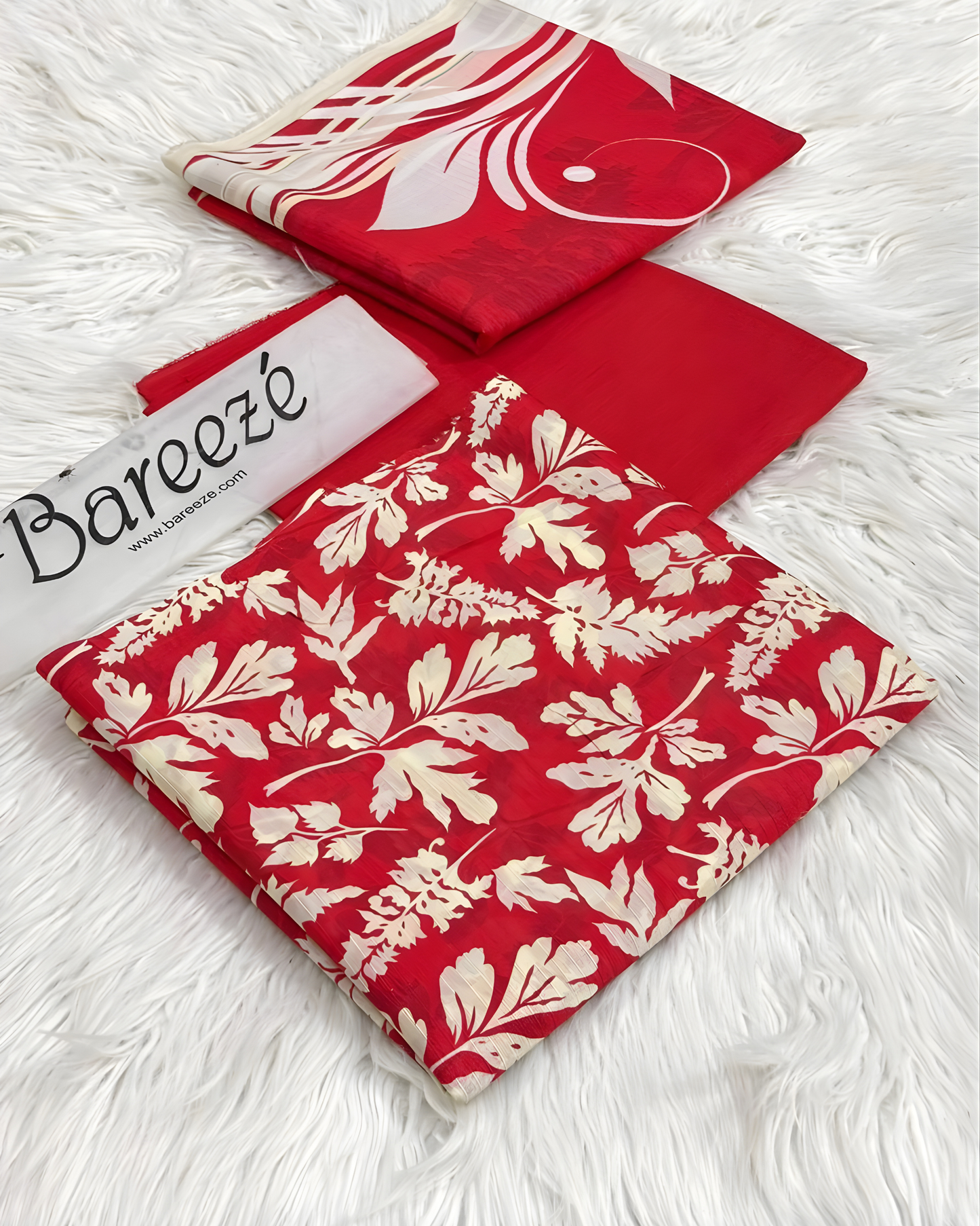 Bareeze Original Doria Lawn 3PC - Printed Shirt, Trouser & Doria Dupatta