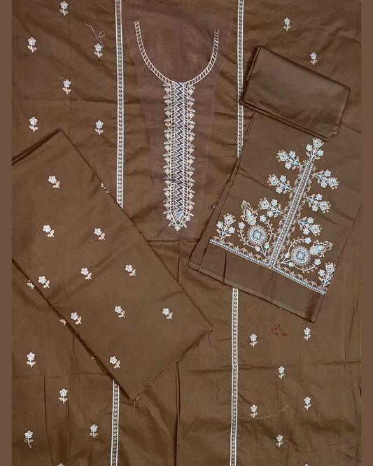 Premium Embroidered Summer Lawn 2PC - Full Heavy Embroidery Collection