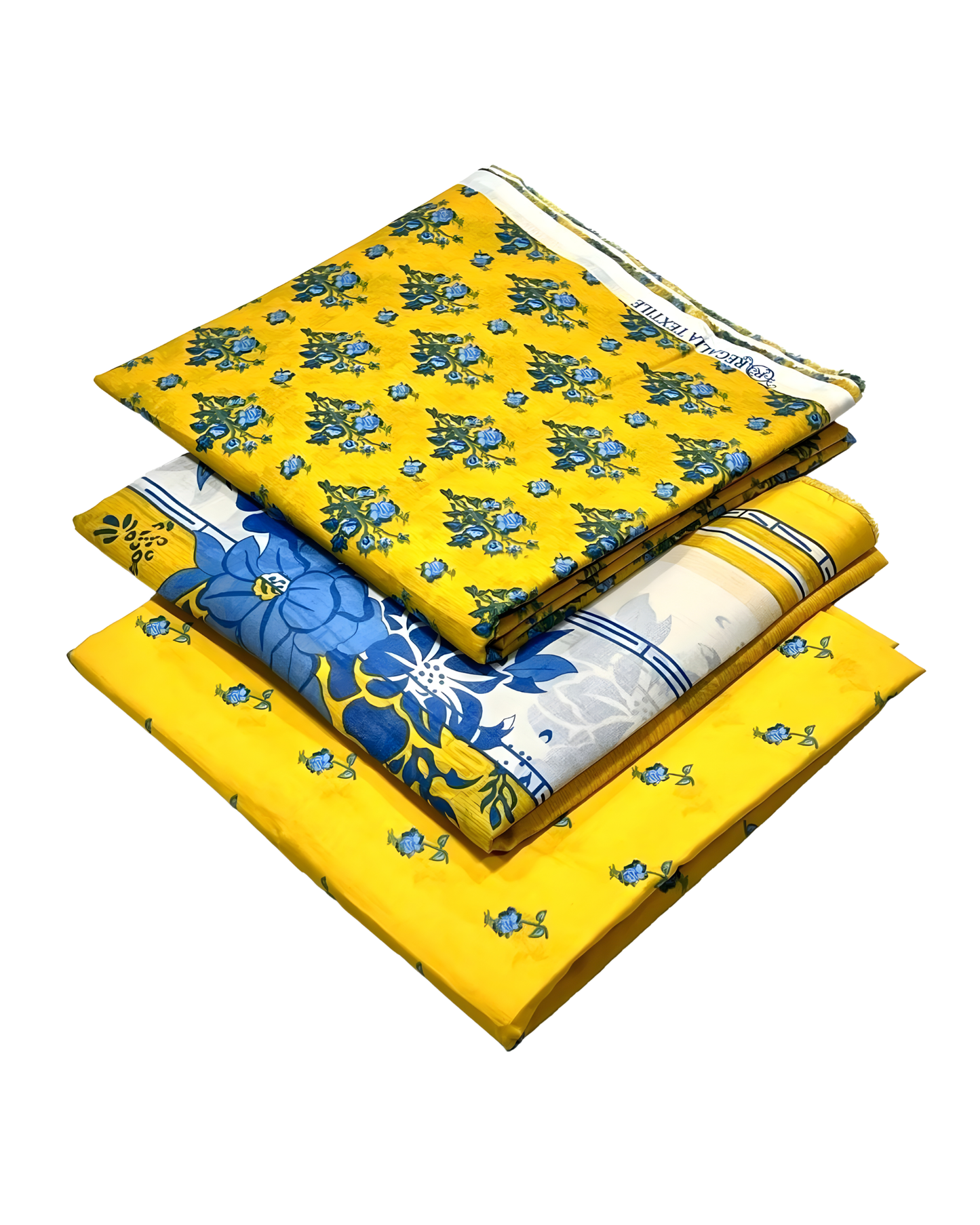 Regalia Original 3 Piece Suit - Printed Lawn Shirt with Voil Dupatta Volume 5